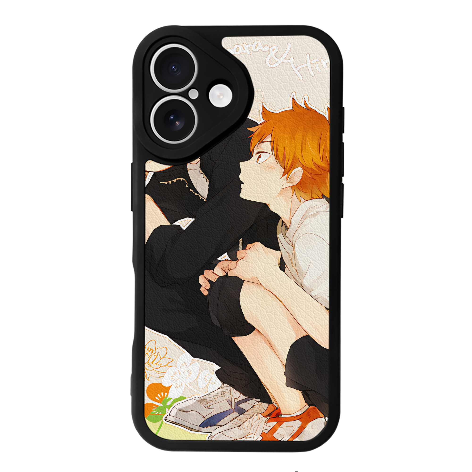 （画像用） ハイキュー!! Haikyu!! 【iPhone 16シリーズ対応】シリコンスマホケース（レザー調） 材質：シリコン